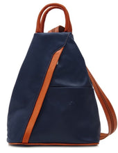 Load image into Gallery viewer, PAMELA Italian soft leather medium sized backpack