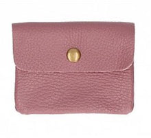 Load image into Gallery viewer, BECKY  Small Italian leather button purse