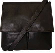 Load image into Gallery viewer, PEYTON Italian leather large cross body bag