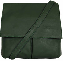 Load image into Gallery viewer, PEYTON Italian leather large cross body bag