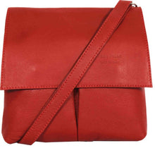 Load image into Gallery viewer, PEYTON Italian leather large cross body bag
