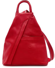 Load image into Gallery viewer, PAMELA Italian soft leather medium sized backpack