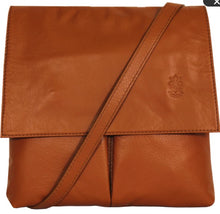 Load image into Gallery viewer, PEYTON Italian leather large cross body bag