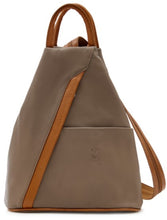Load image into Gallery viewer, PAMELA Italian soft leather medium sized backpack