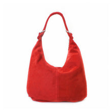 Load image into Gallery viewer, FREYA - Suede slouch shoulder bag