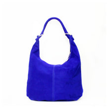 Load image into Gallery viewer, FREYA - Suede slouch shoulder bag