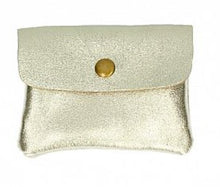 Load image into Gallery viewer, BECKY  Small Italian leather button purse