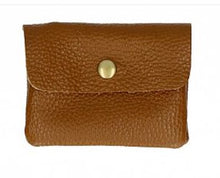 Load image into Gallery viewer, BECKY  Small Italian leather button purse