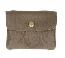 Load image into Gallery viewer, BECKY  Small Italian leather button purse
