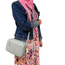 Load image into Gallery viewer, ELAINE Italian leather cross body bag