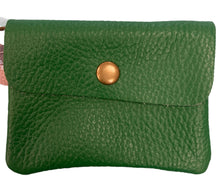 Load image into Gallery viewer, BECKY  Small Italian leather button purse