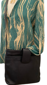 ISLA Italian leather large cross body / shoulder bag