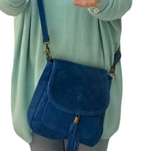 Load image into Gallery viewer, LINDA Suede/leather Shoulder/Cross Body Bag
