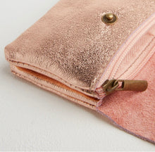 Load image into Gallery viewer, BECKY  Small Italian leather button purse