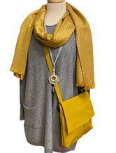 Load image into Gallery viewer, PEYTON Italian leather large cross body bag