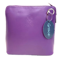 Load image into Gallery viewer, OLIVIA Small Italian leather cross body bag
