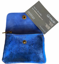 Load image into Gallery viewer, BECKY  Small Italian leather button purse