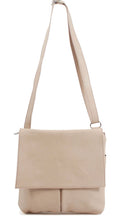 Load image into Gallery viewer, PEYTON Italian leather large cross body bag
