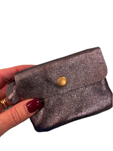 Load image into Gallery viewer, BECKY  Small Italian leather button purse