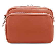 Load image into Gallery viewer, TINA Italian leather front pocket cross body bag