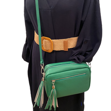 Load image into Gallery viewer, CHRISTINA Italian leather small cross body bag