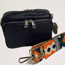 Load image into Gallery viewer, TINA Italian leather front pocket cross body bag