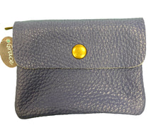 Load image into Gallery viewer, BECKY  Small Italian leather button purse
