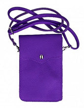 Load image into Gallery viewer, PENNY   Italian leather mobile phone holder / cross body bag