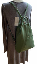 Load image into Gallery viewer, PAMELA Italian soft leather medium sized backpack