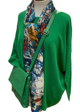 Load image into Gallery viewer, PEYTON Italian leather large cross body bag