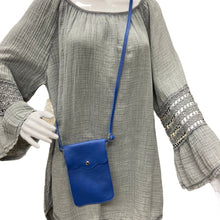 Load image into Gallery viewer, PENNY   Italian leather mobile phone holder / cross body bag