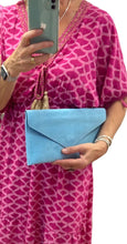 Load image into Gallery viewer, Suede leather envelope clutch