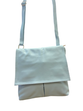 Load image into Gallery viewer, PEYTON Italian leather large cross body bag