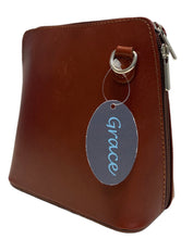 Load image into Gallery viewer, OLIVIA Small Italian leather cross body bag