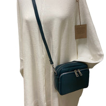 Load image into Gallery viewer, TINA Italian leather front pocket cross body bag