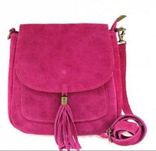 Load image into Gallery viewer, LINDA Suede/leather Shoulder/Cross Body Bag