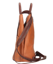 Load image into Gallery viewer, PAMELA Italian soft leather medium sized backpack