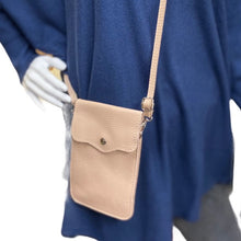 Load image into Gallery viewer, PENNY   Italian leather mobile phone holder / cross body bag