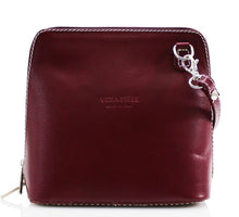 Load image into Gallery viewer, OLIVIA Small Italian leather cross body bag