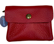 Load image into Gallery viewer, BECKY  Small Italian leather button purse
