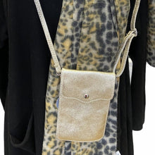 Load image into Gallery viewer, PENNY   Italian leather mobile phone holder / cross body bag
