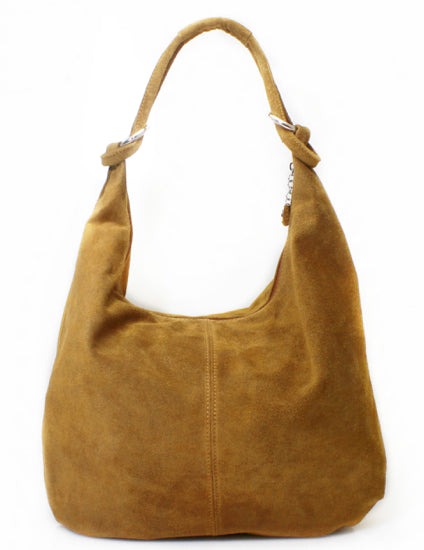 FREYA - Suede slouch shoulder bag – Grace Fashion Accessories