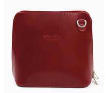 Load image into Gallery viewer, OLIVIA Small Italian leather cross body bag