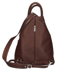 Load image into Gallery viewer, PAMELA Italian soft leather medium sized backpack