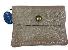 Load image into Gallery viewer, BECKY  Small Italian leather button purse