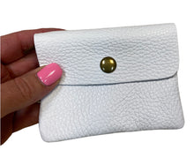 Load image into Gallery viewer, BECKY  Small Italian leather button purse