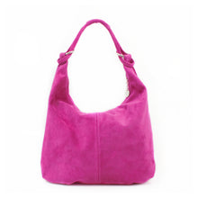 Load image into Gallery viewer, FREYA - Suede slouch shoulder bag