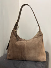 Load image into Gallery viewer, YASMIN Italian leather/suede slouch bag
