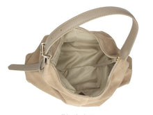 Load image into Gallery viewer, YASMIN Italian leather/suede slouch bag
