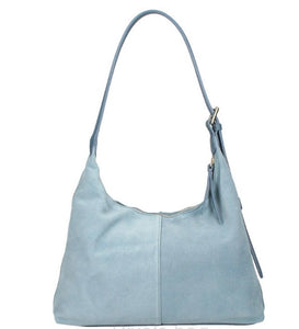 YASMIN Italian leather/suede slouch bag